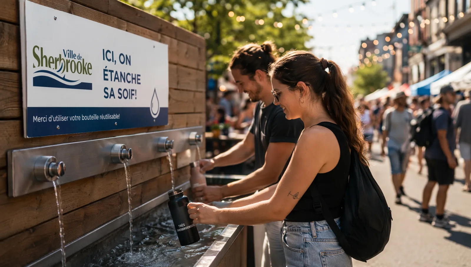 D'amour et d'eau fraîche : la leçon à 15 000 $ qui a ramené l'eau gratuite au centre-ville