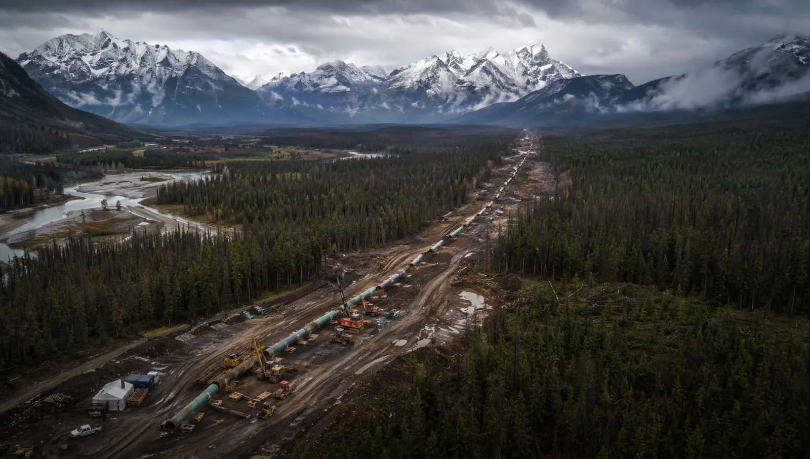 Trans Mountain : le pipeline à 7 milliards qui en a coûté 34