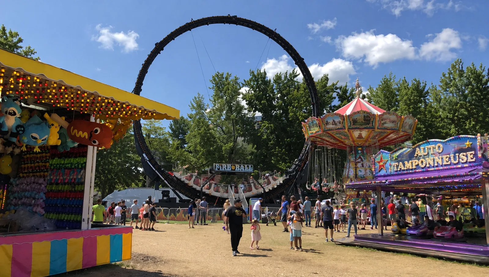 Parc de manèges Beauce Carnaval à la Fête du Lac des Nations