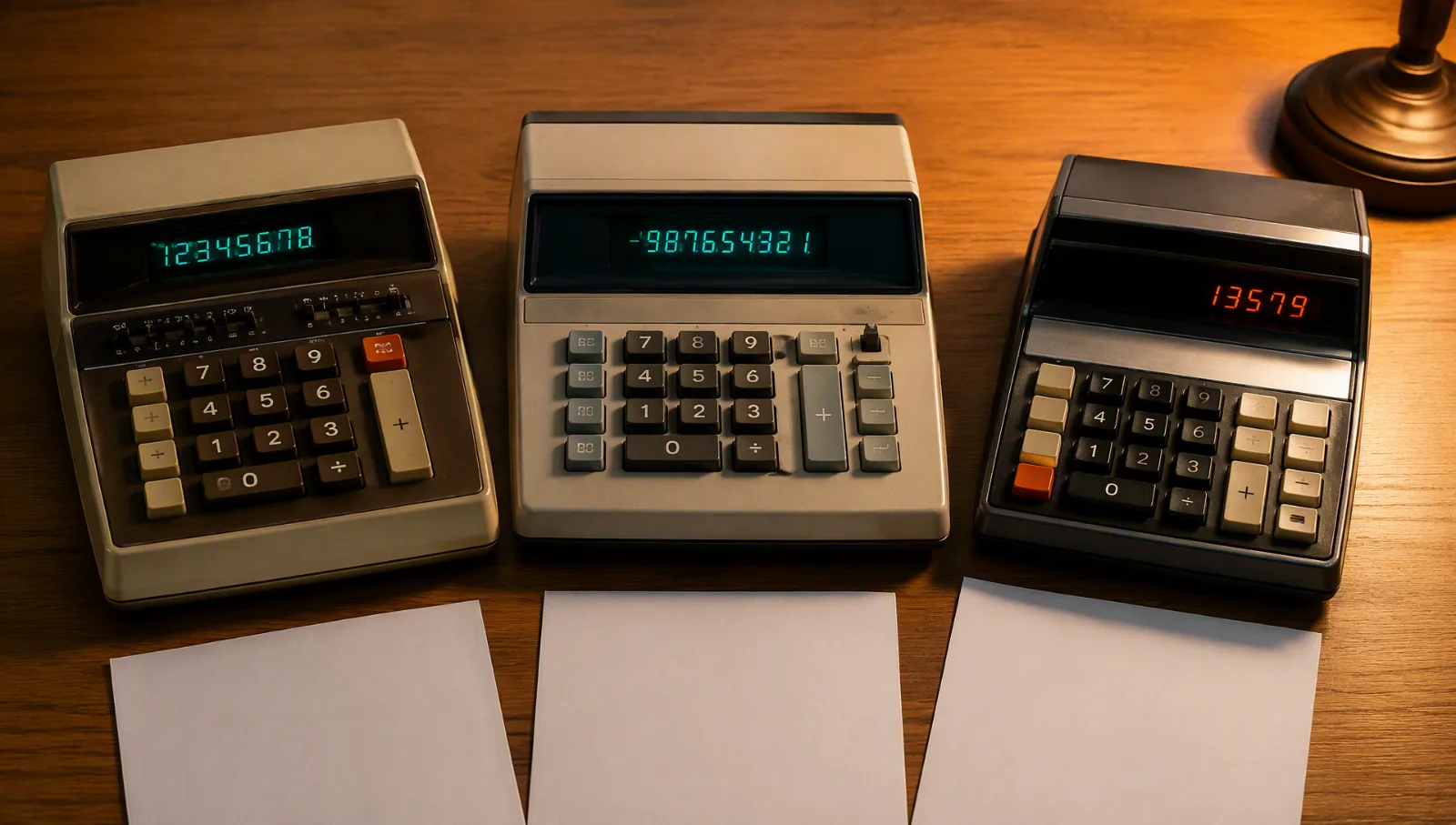 Trois promesses, trois calculatrices, et personne pour vérifier