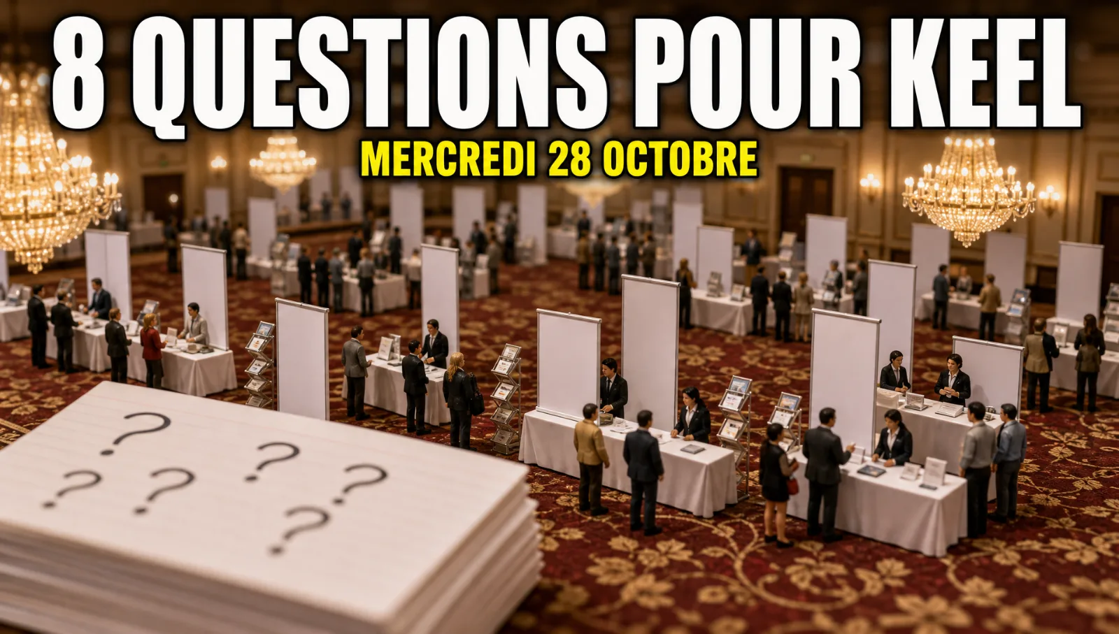 Keel ouvre ses portes ce mercredi. Huit questions qui attendent depuis juillet.