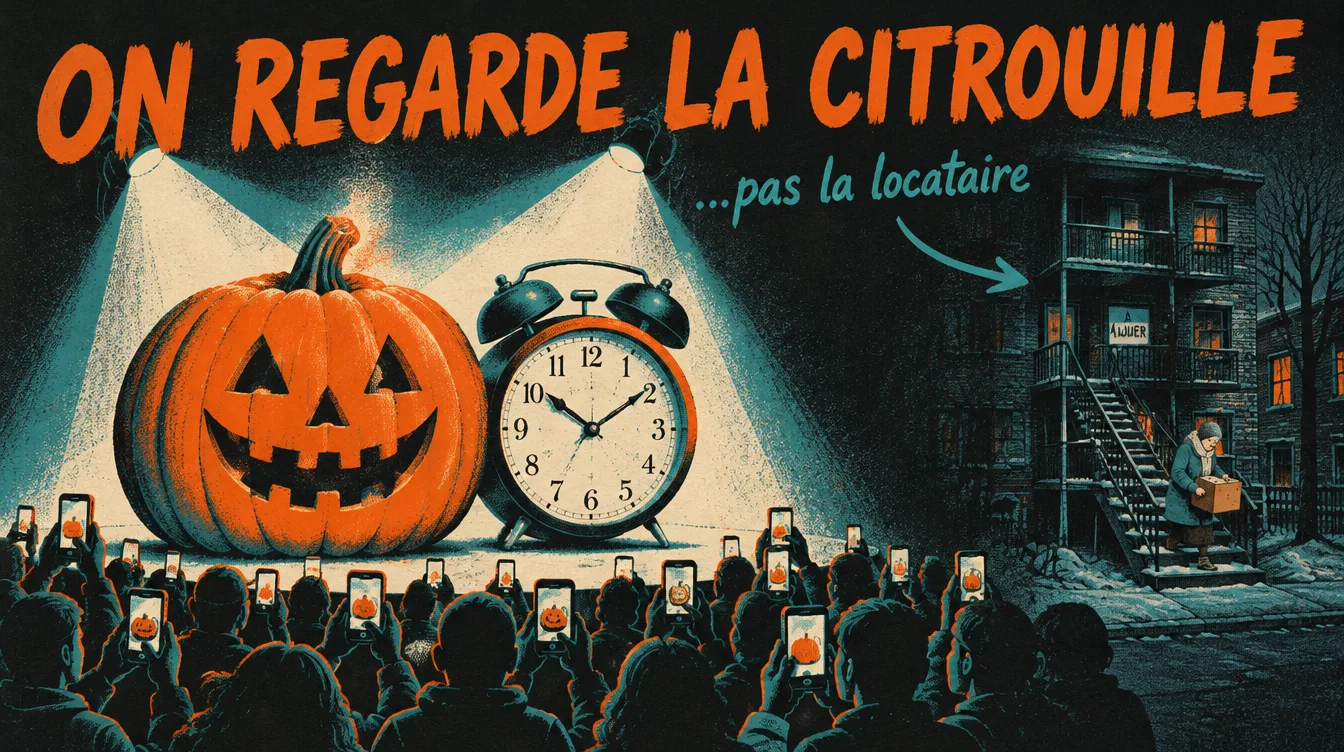 Les bonbons, le cadran, et le reportage qui passe second